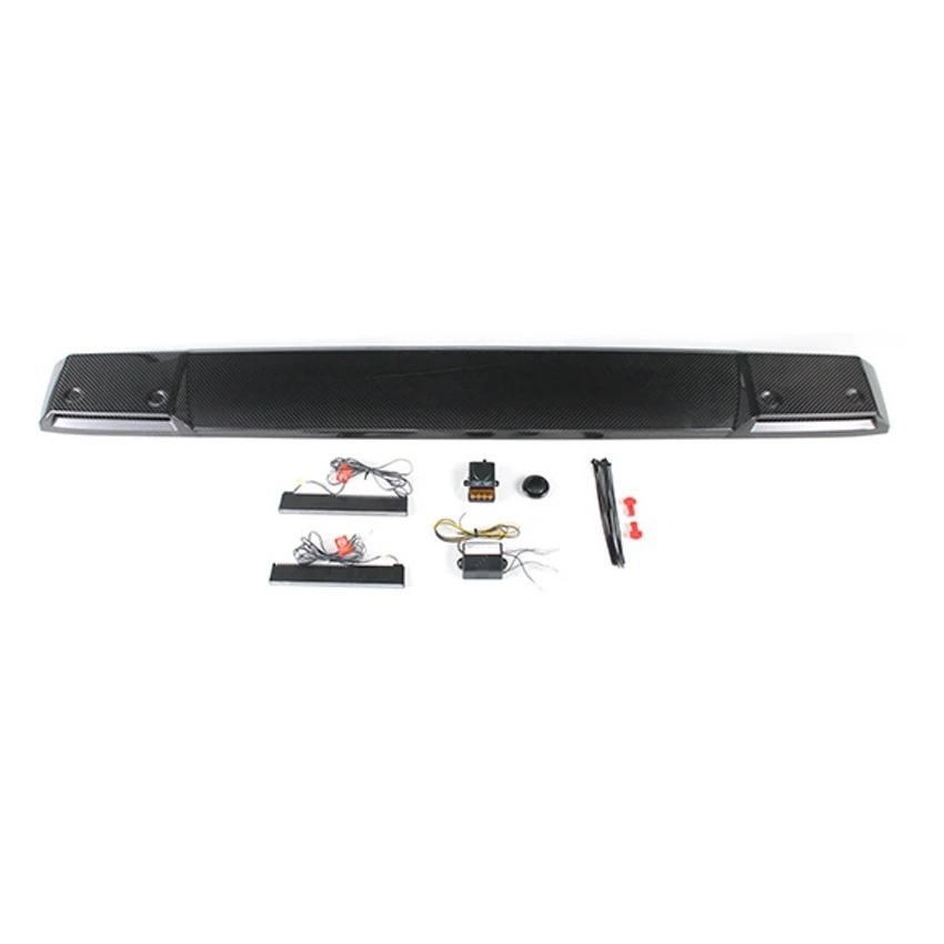 Upgrade Topcar Style Dry Carbon Roof Spoiler Wing For  G63 W463A G500 G550 W464 G63 Body Kit 2019-2024y
